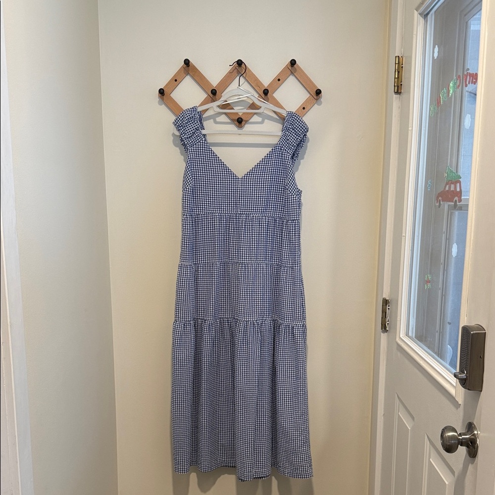 Old Navy Blue Gingham Dress